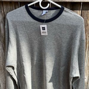 Gap Waffle Weave Cotton LS Shirt